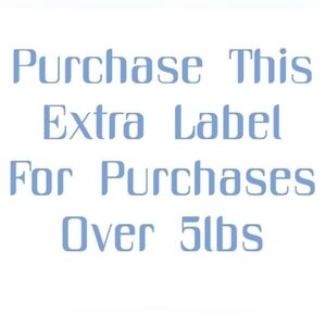 Blue Shipping Label